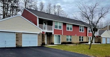 Exterior of WoodCreek Village townhomes